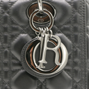 Christian Dior Lady Dior Medium Lambskin Black Bag