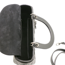 Christian Dior Lady Dior Medium Lambskin Black Bag