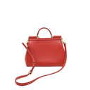 Dolce And Gabbana Sicily Red Medium Bag