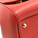 Dolce And Gabbana Sicily Red Medium Bag