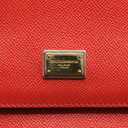 Dolce And Gabbana Sicily Red Medium Bag