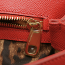 Dolce And Gabbana Sicily Red Medium Bag
