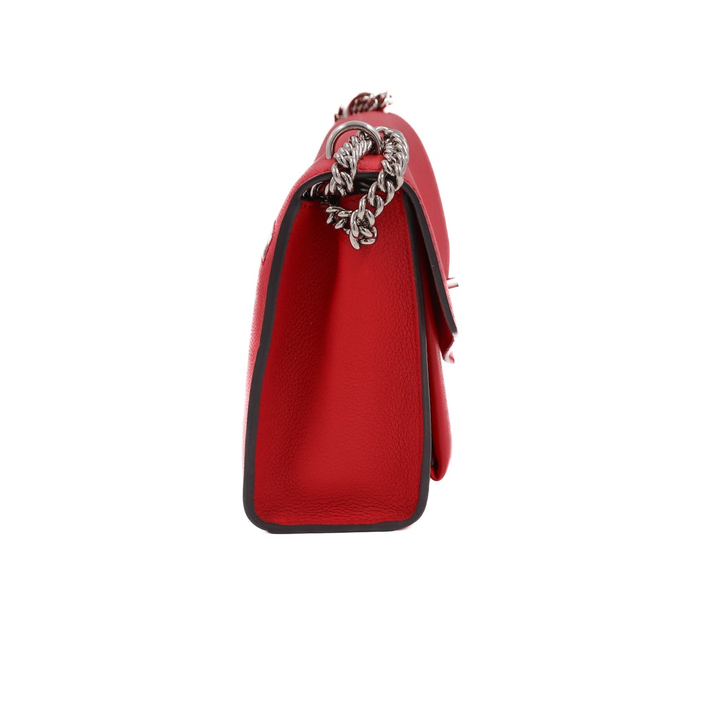 Louis Vuitton Soft Calfskin Mylockme Chain Bag Red