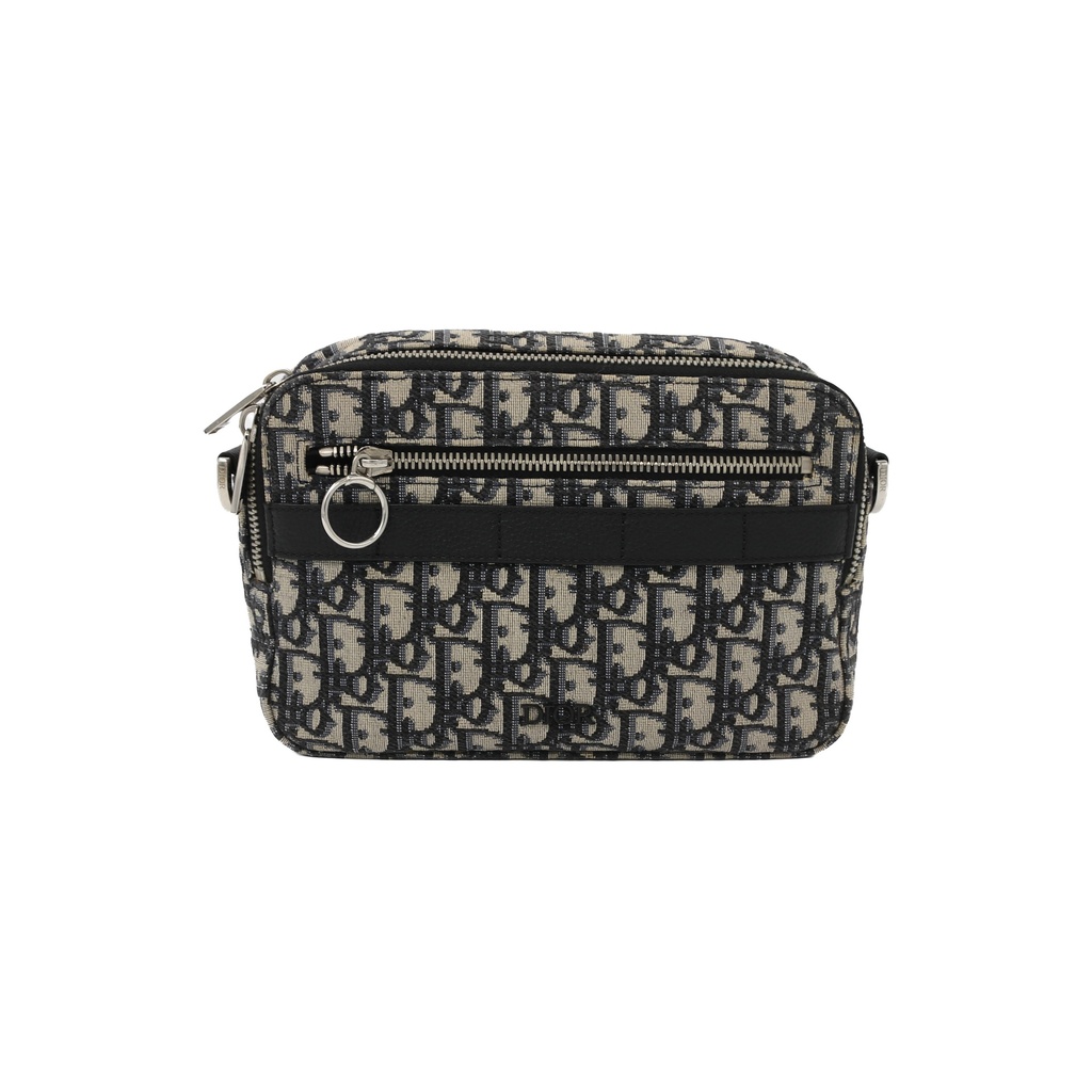 Christian Dior Oblique Jacquard Safari Crossbody Bag 