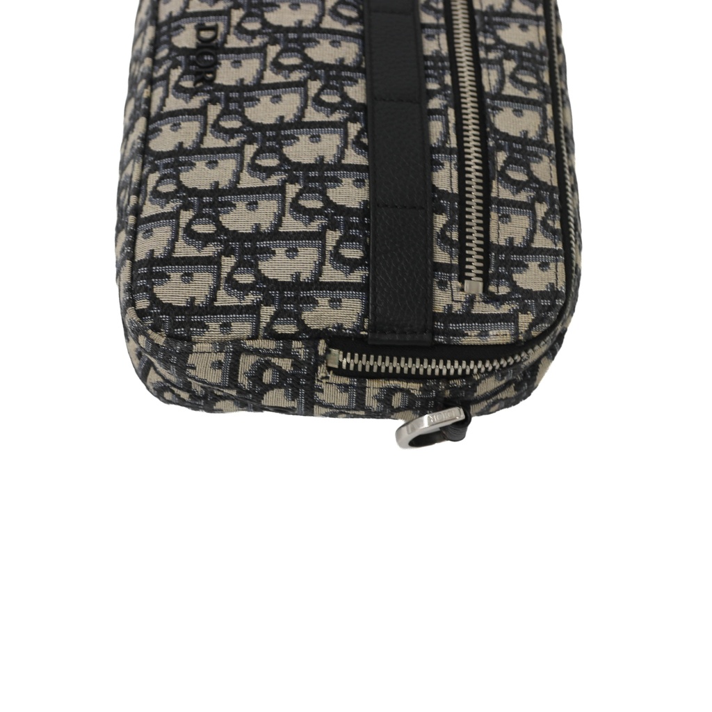 Christian Dior Oblique Jacquard Safari Crossbody Bag 