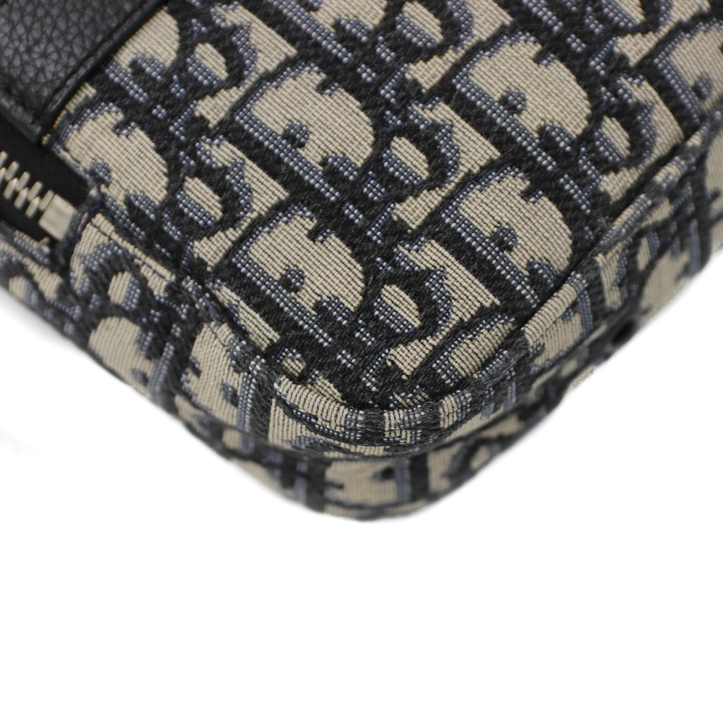 Christian Dior Oblique Jacquard Safari Crossbody Bag 