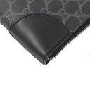 Gucci GG Emblem Small Business Case in Black Fabric 821156