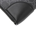 Gucci GG Emblem Small Business Case in Black Fabric 821156