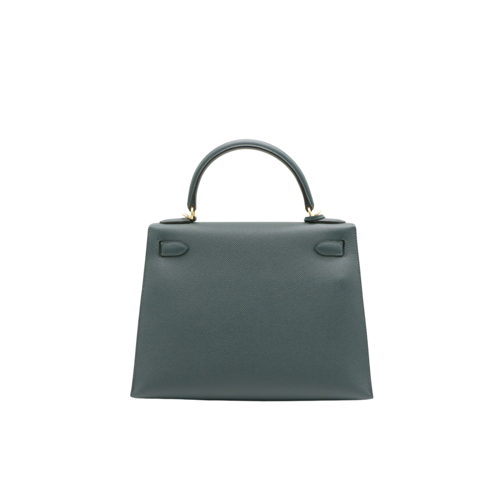 Hermes Kelly 28 Green Epsom 2021 Vert Bosphore Full Set
