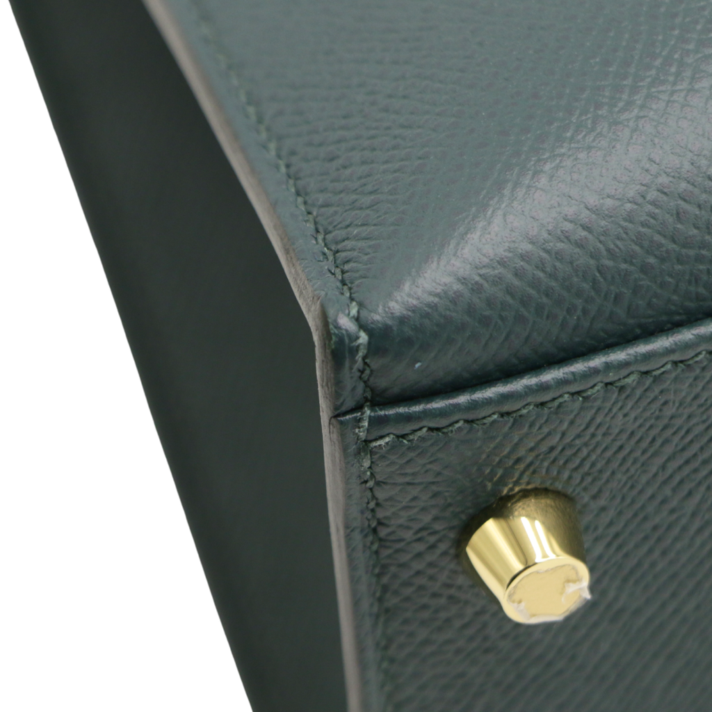 Hermes Kelly 28 Green Epsom 2021 Vert Bosphore Full Set