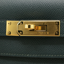 Hermes Kelly 28 Green Epsom 2021 Vert Bosphore Full Set