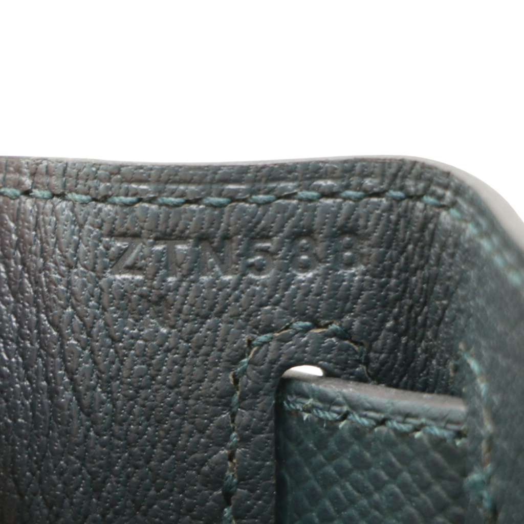Hermes Kelly 28 Green Epsom 2021 Vert Bosphore Full Set