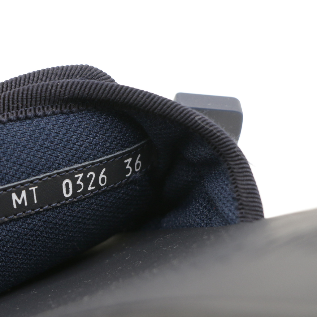 Christian Dior Rubber Macrocannage Dio(r)evolution Slides Blue Size 36
