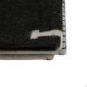 Hermes Large Blanket Black & Grey
