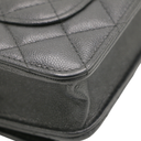 Chanel Caviar Wallet on Chain Black Silver Hardware