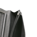 Chanel Caviar Wallet on Chain Black Silver Hardware
