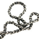 Chanel Caviar Wallet on Chain Black Silver Hardware