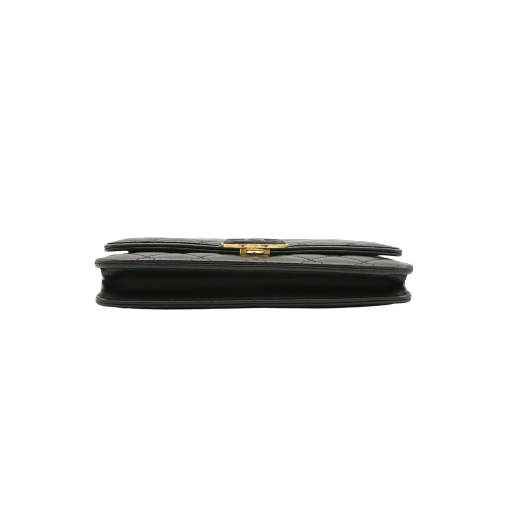 Chanel Classic Lambskin Wallet on Chain Black 
