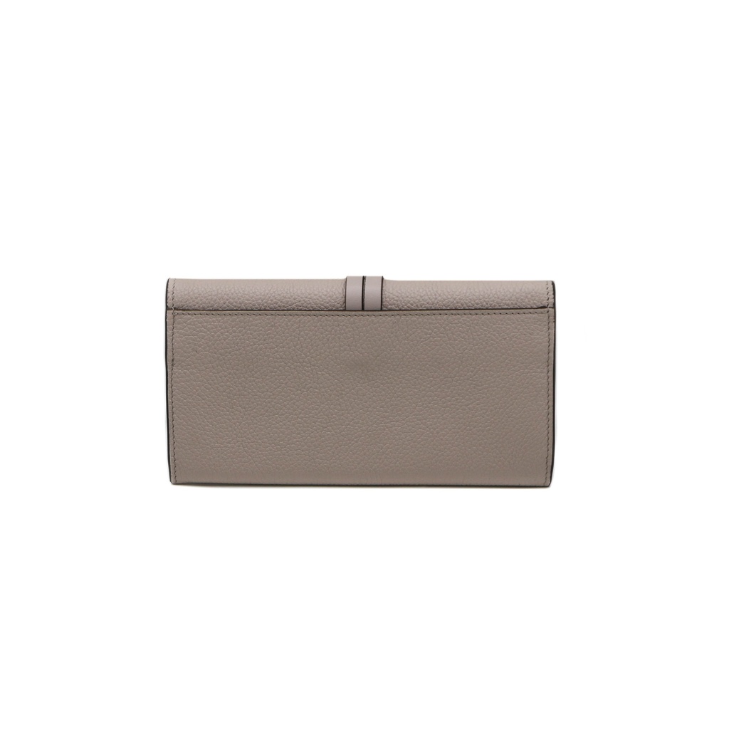 Chloe-11361 Chloe Alphabet Long Flap Wallet Light Grey 022311065