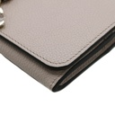 Chloe-11361 Chloe Alphabet Long Flap Wallet Light Grey 022311065