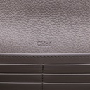 Chloe-11361 Chloe Alphabet Long Flap Wallet Light Grey 022311065