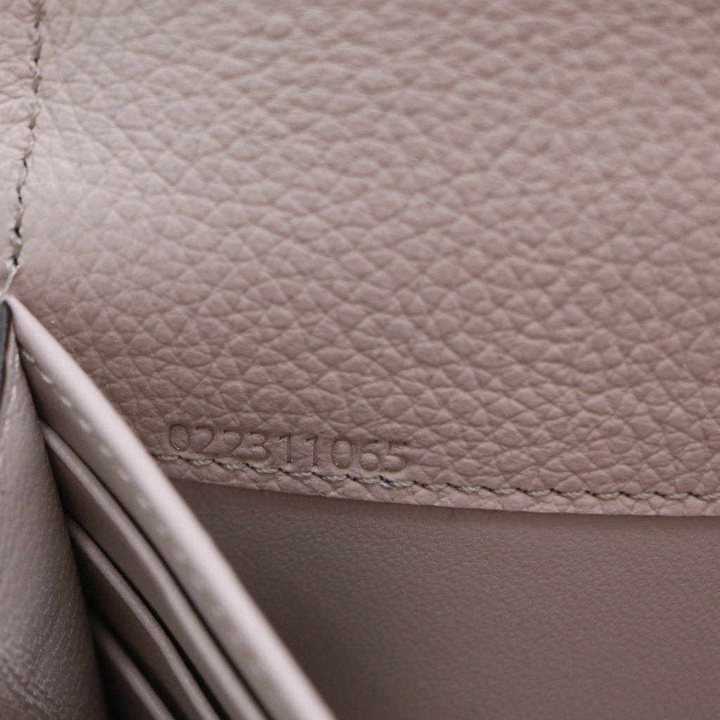 Chloe-11361 Chloe Alphabet Long Flap Wallet Light Grey 022311065