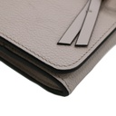 Chloe-11361 Chloe Alphabet Long Flap Wallet Light Grey 022311065