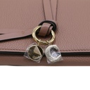 Chloe-11376 Alphabet Long Flap Wallet Dast Pink 032311065