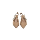 Christian Dior J'Adior Slingback Pump Beige Technical Fabric Size 38 Short Heel