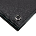 BVLGARI/Bulgari - 8640 Bifold Black Calf Leather Wallet