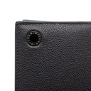 BVLGARI/Bulgari - 8640 Bifold Black Calf Leather Wallet
