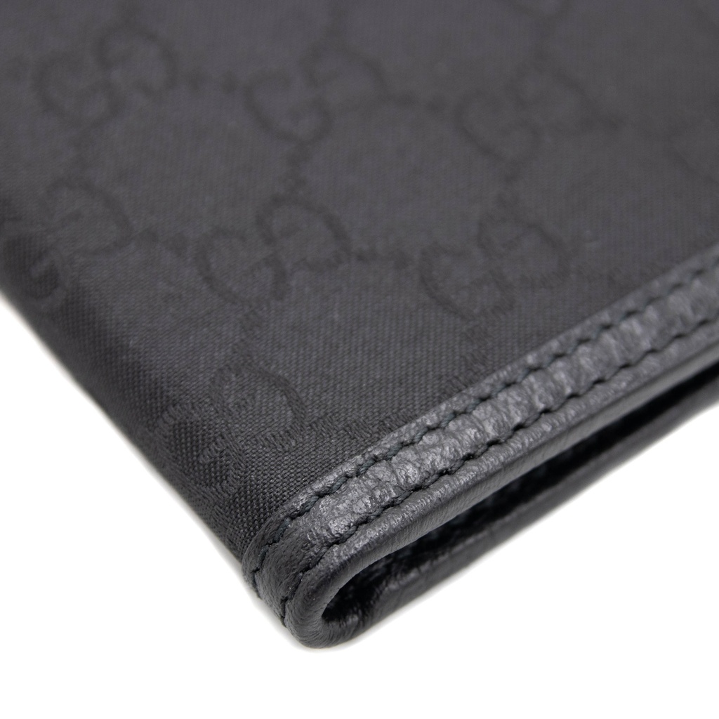 Gucci - 9947 Monogram Bi-Fold Black Wallet 260987