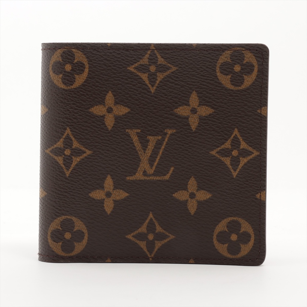 Louis Vuitton - 10490 Monogram Portefeuille Marco Brown Compact Wallet
