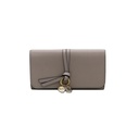 Chloe-11361 Chloe Alphabet Long Flap Wallet Light Grey 022311065