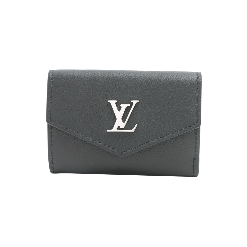 Louis Vuitton Taurillon Lock Mini Compact Wallet