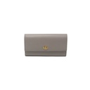 GG Marmont Leather Continental Wallet Grey 456116
