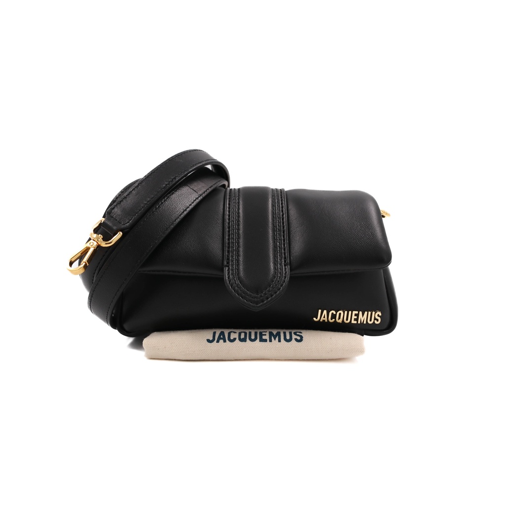 [Jacquemus-13656] Jacquemus Mini Leather Le Bambino Top-Handle Bag