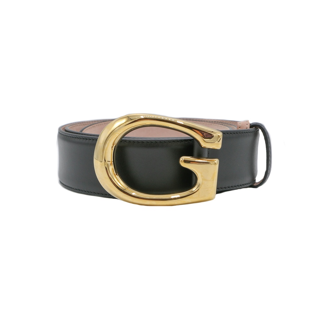 Gucci G Buckle Belt Black 655567 Size 95 38