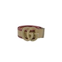 Gucci Marmont Torchon GG Beige Leather Belt In Size 65 26 576202