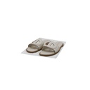 Christian Dior D-Club Slide White Calfskin Size 40