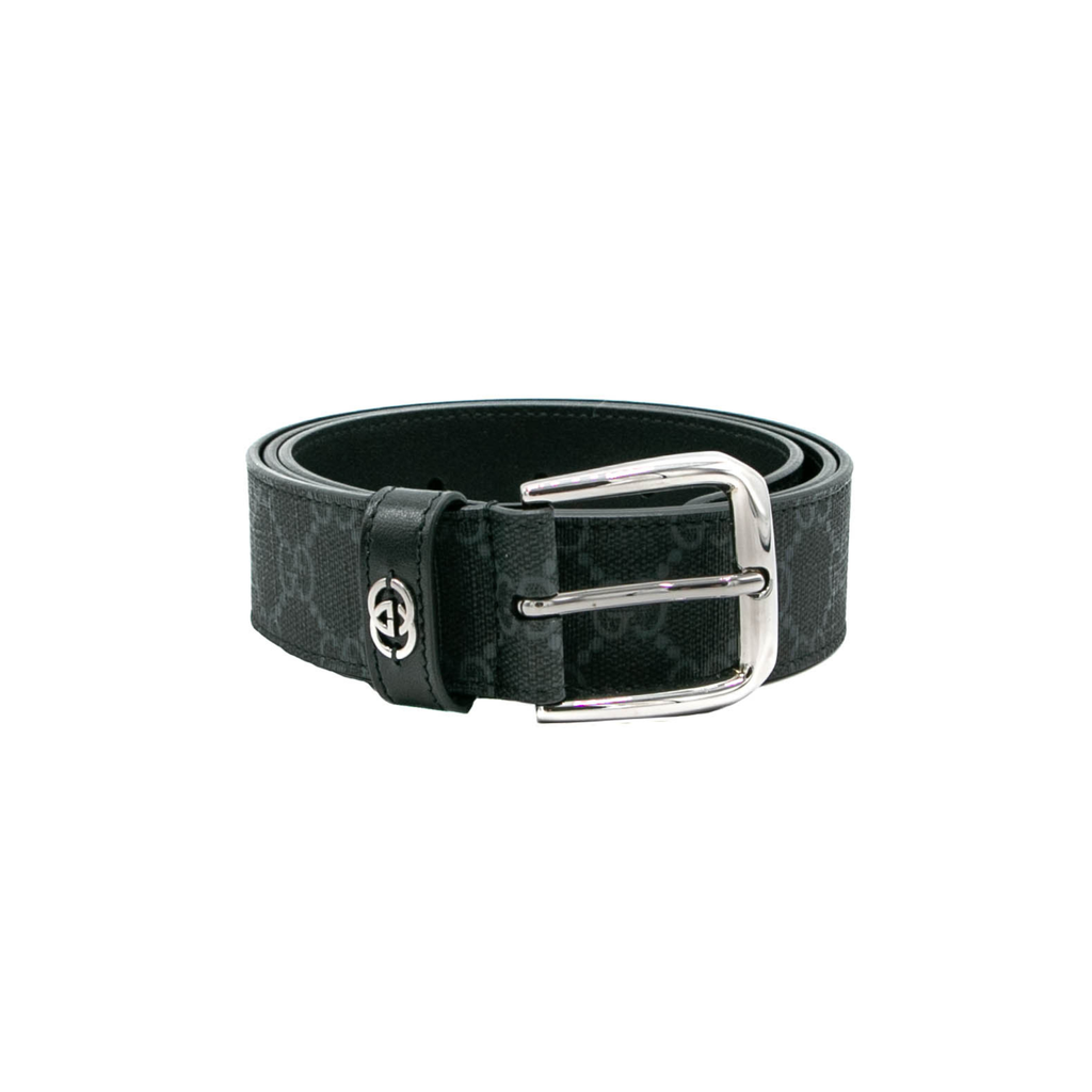 Gucci Belt with Interlocking G Detail 673921 In Size 95 38