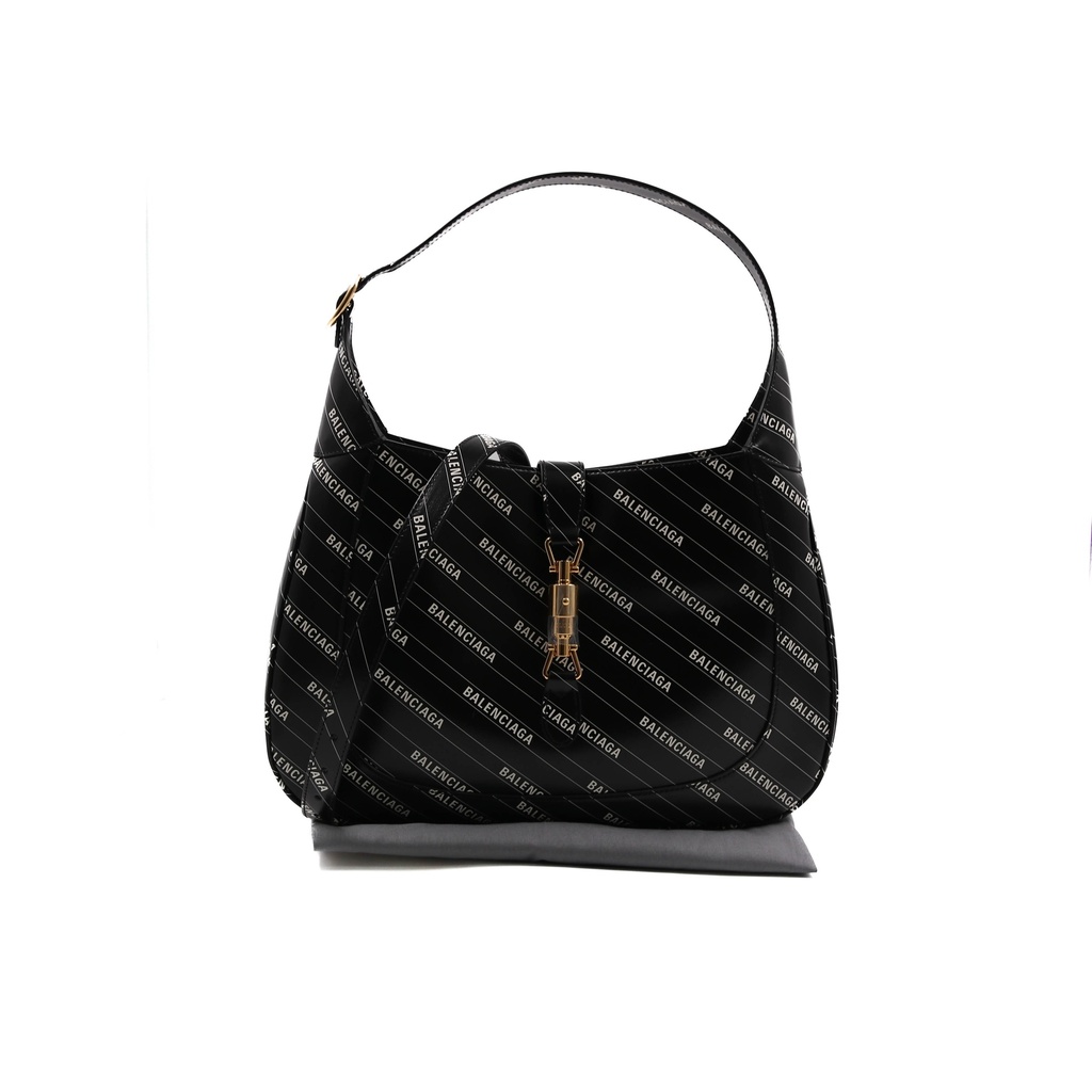 Gucci x Balenciaga The Hacker Project Jackie 1961 Small Handbag Black 636712
