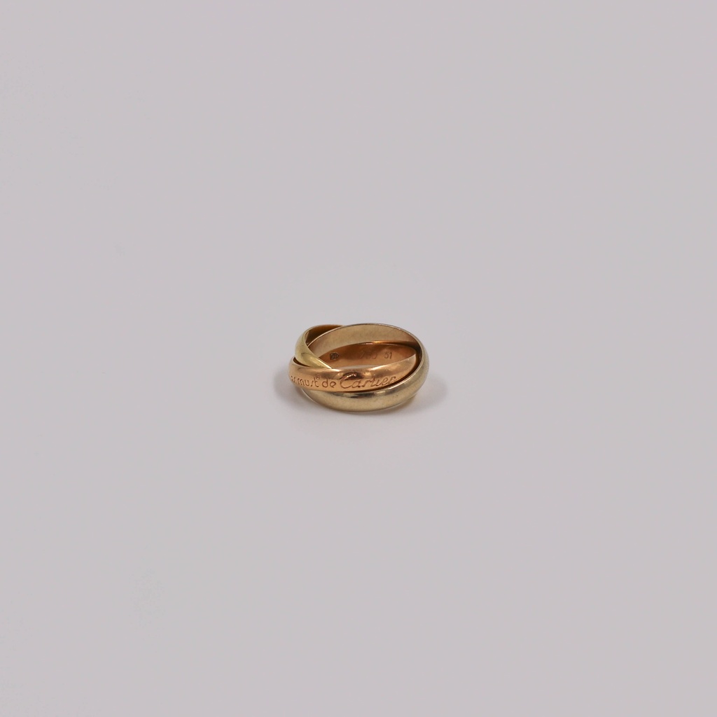 Cartier Trinity Ring 750(YG×PG×WG) 7.7g 51
