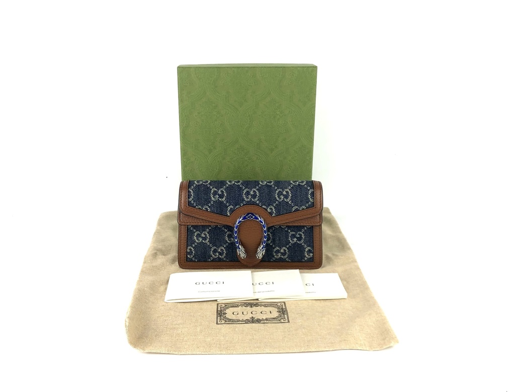 Gucci GG Denim Dionysus Super Mini Bag 476432