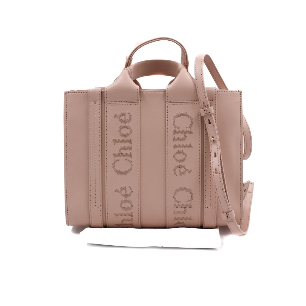Chloe Small Woody Tote Bag in Soft Leather