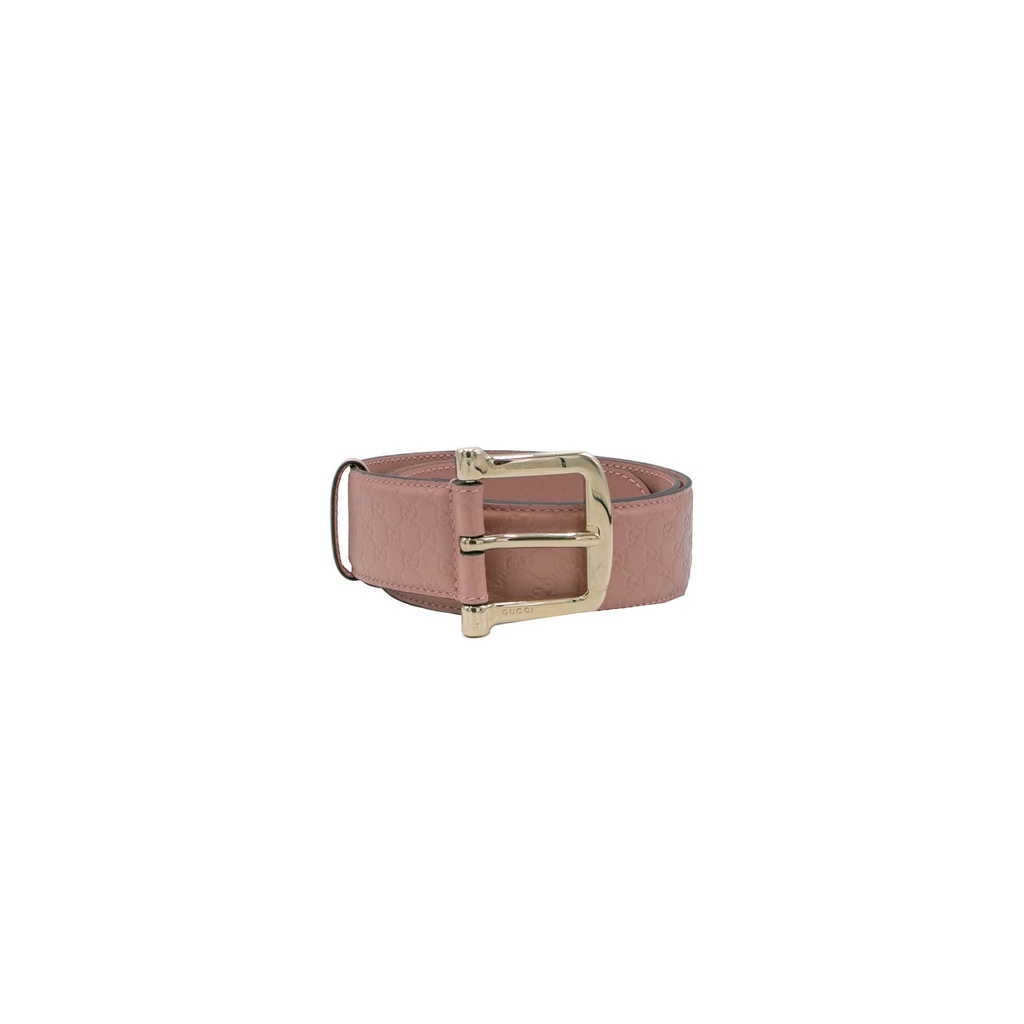 Gucci Microguccissima Pink Belt 281548 In Size 80 32