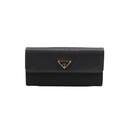 Prada Saffiano Black Long Wallet