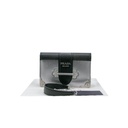 Prada Saffiano-Trimmed Vitello Metal Cahier Bag
