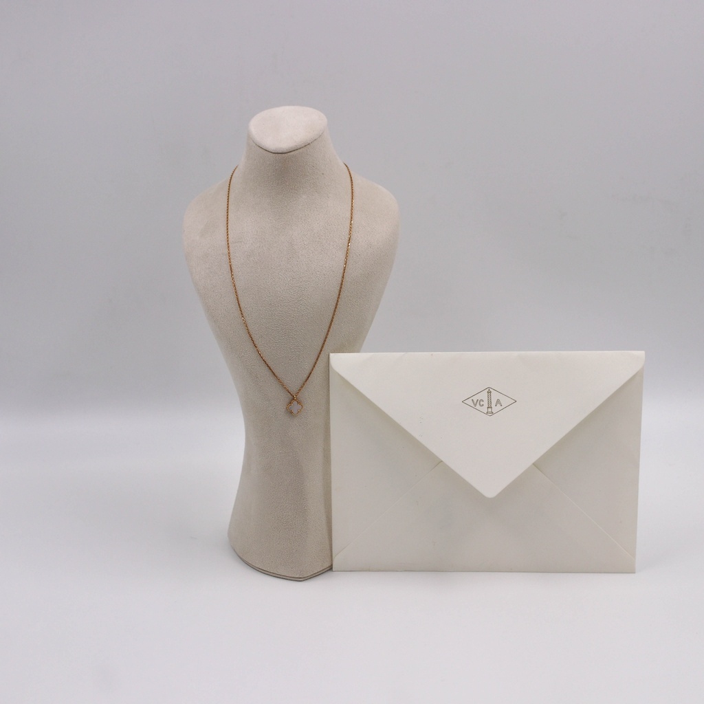 Van Cleef&Arpels Sweet Alhambra Shell YG 750 2.7g Necklace (Precious Metal)