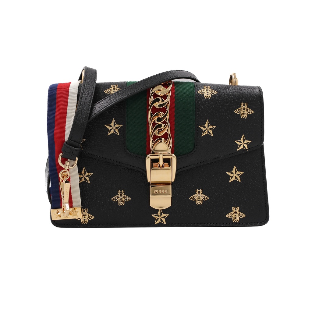 Gucci Sylvie Gold Chain 524405 Handbag